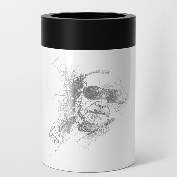 Bukowski - Pencil Scribble Can Cooler