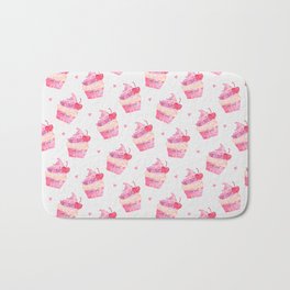 Bite Me Cupcake - Pink Bath Mat