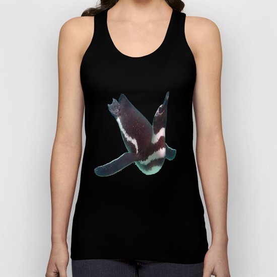 Penguin Swim Unisex Tank Top