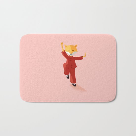 Mr. Fox knows Kung fu Bath Mat