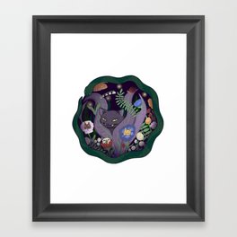 Garden of Fang and Claw Framed Art Print