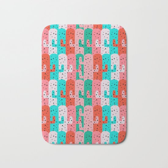 Cacti arrangement Bath Mat
