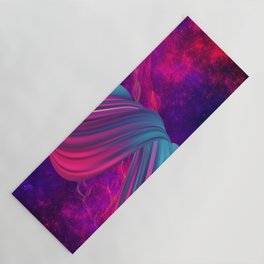 Neon twisted space #2 Yoga Mat