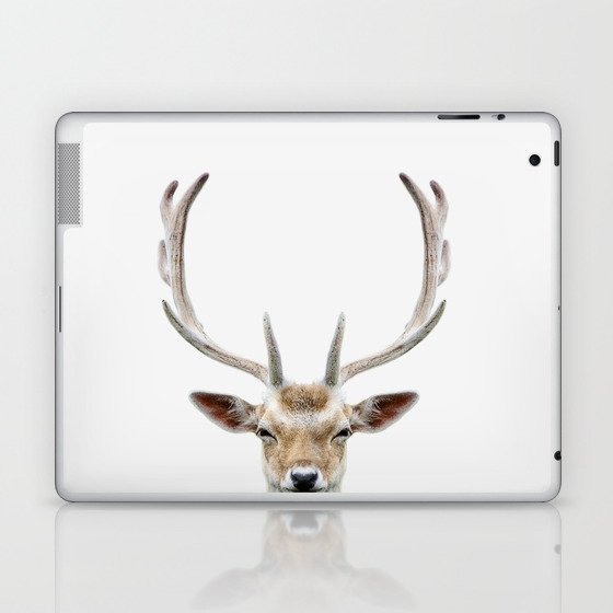 Deer Head Laptop Ipad Skin By Taiprints Society6