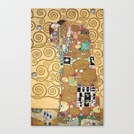 Gustav Klimt - Fulfillment, Stoclet Frieze Canvas Print