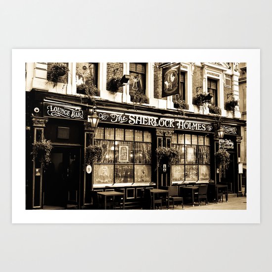 The Sherlock Holmes Pub London Art Print