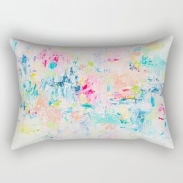 Colorful Abstract Painting Rectangular Pillow