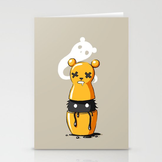 Matryoshka Monster Stationery Cards
