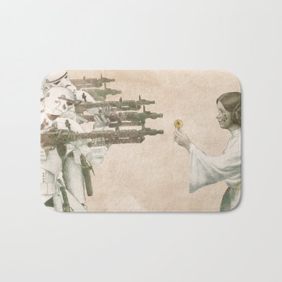 Flowers for Alderaan Bath Mat