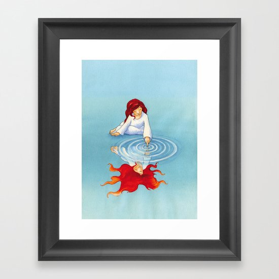 LISTEN Framed Art Print