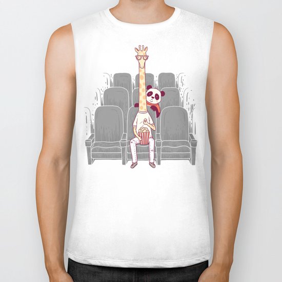 I Hate Giraffe Biker Tank