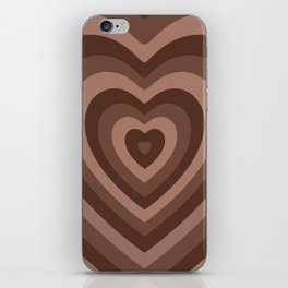 Chocolate HeartBeat iPhone Skin