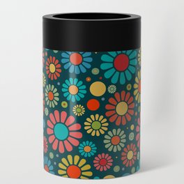 Mod flower pattern Can Cooler