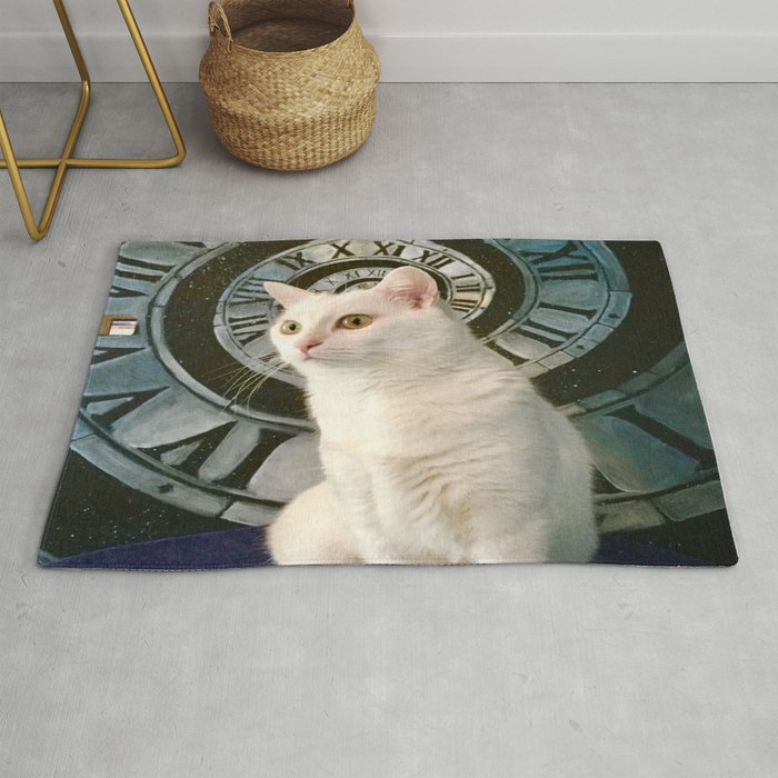 The mysterious kitty Tyche Rug