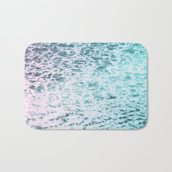 Faded Waves Bath Mat