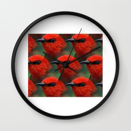 Beautiful birdy Comforter Wall Clock