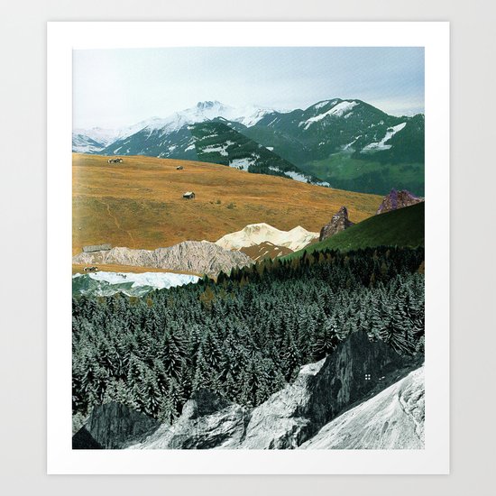 Experiment am Berg 21 Art Print