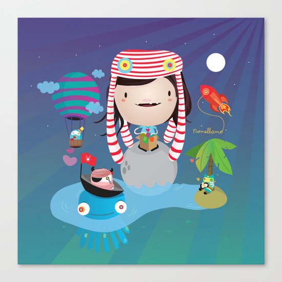 Imagine Canvas Print
