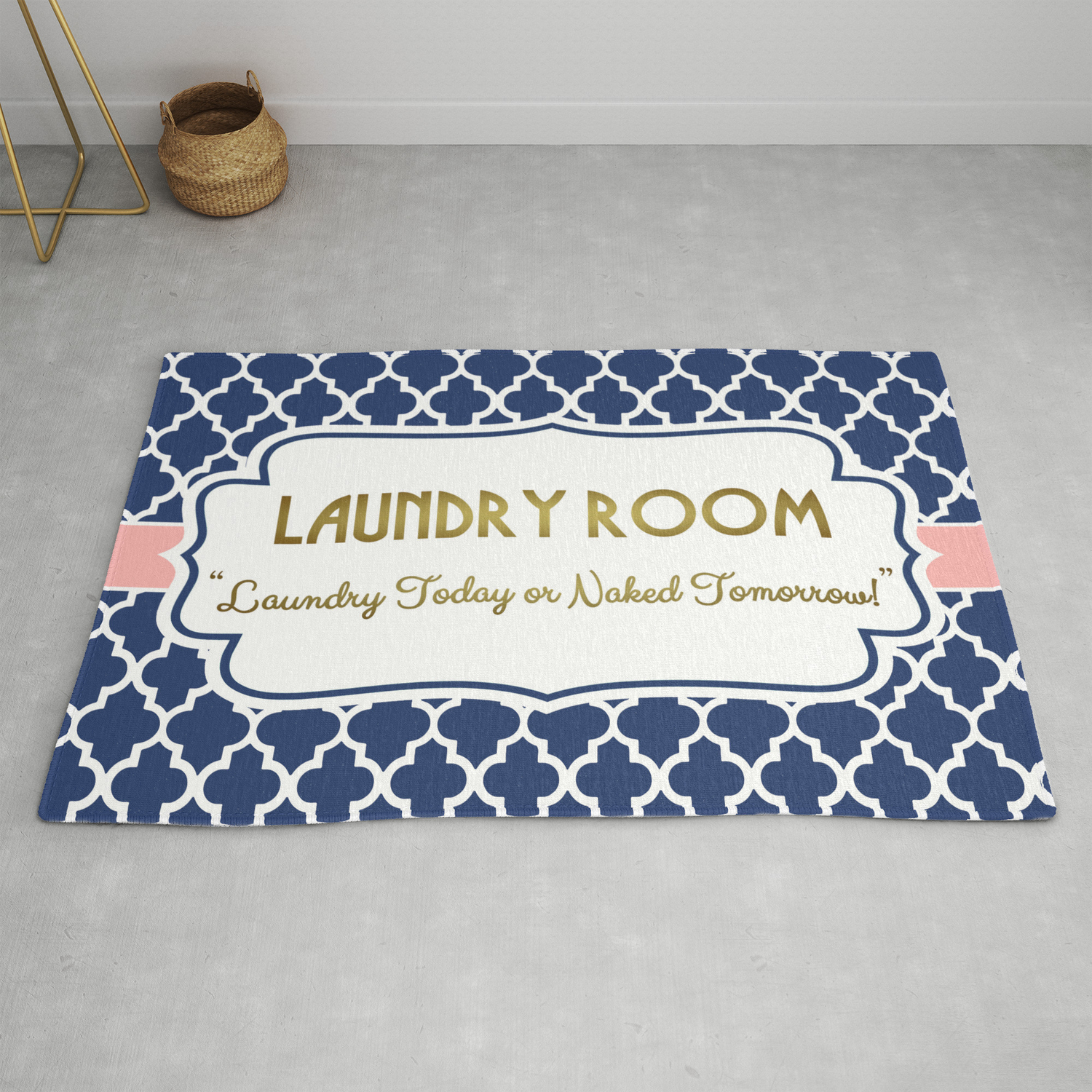 Laundry Room Rug By Kimpressions, Laundry Room Rugs