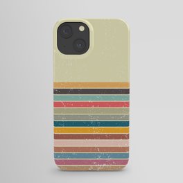 Retro Stripe iPhone Case