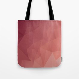 Blue Poly Triangles Pattern Tote Bag
