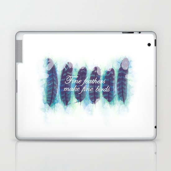 Fine Feathers Laptop & iPad Skin