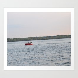 Boat on Water Art Print