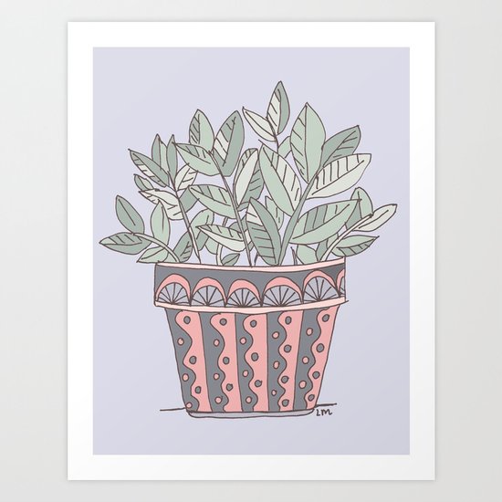 Potted Plant Art Print