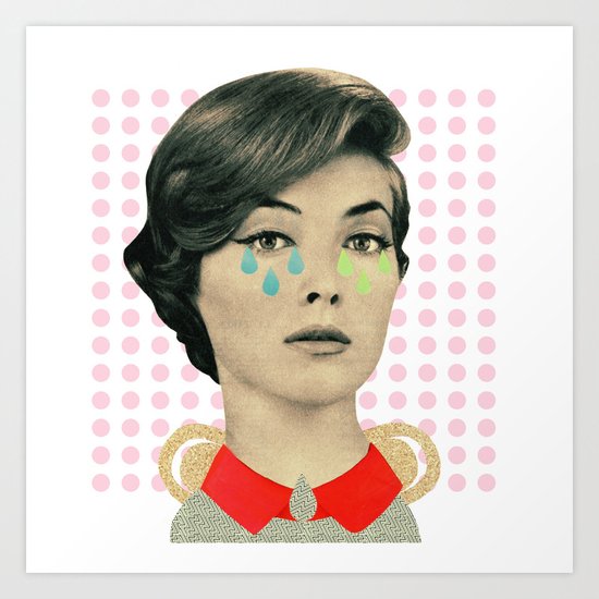 for your information there's an inflammation in my tear gland Art Print