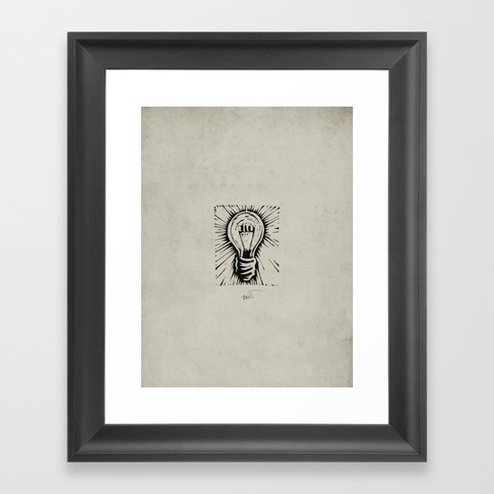 The Light Framed Art Print