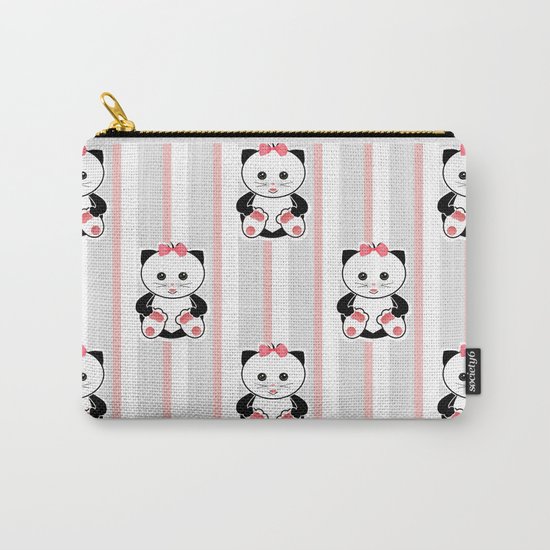 Little kittens. The pattern for children. Carry-All Pouch