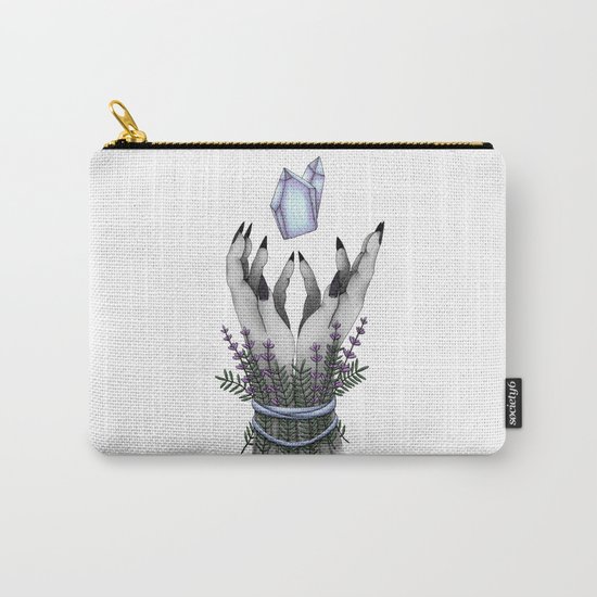 crystal hands colored Carry-All Pouch