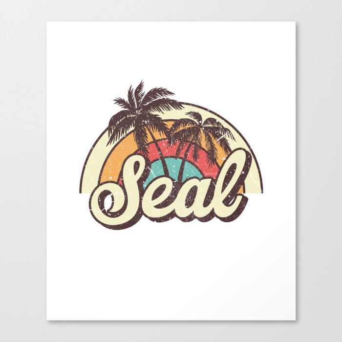 Seal beach city Canvas Print