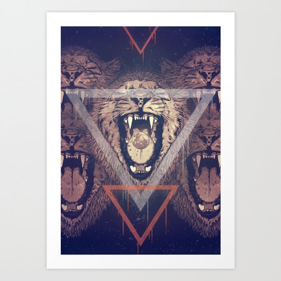 a moon for breakfast (variant) Art Print
