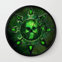 Chaos Icon - Nurgle Wall Clock