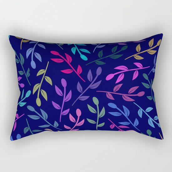Colorful Leaves VI Rectangular Pillow