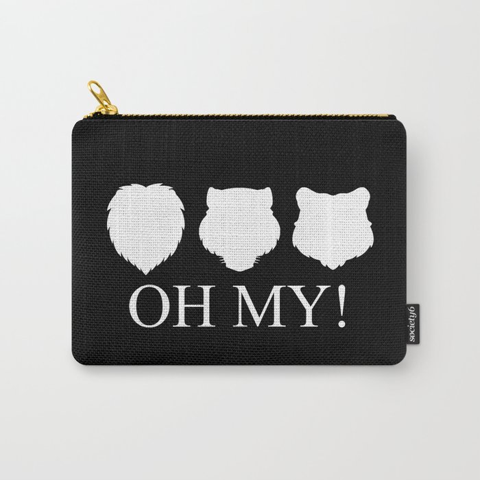 Lions, Tigers and Bears! Oh My! Carry-All Pouch