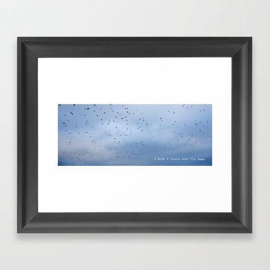 Fly Away Framed Art Print