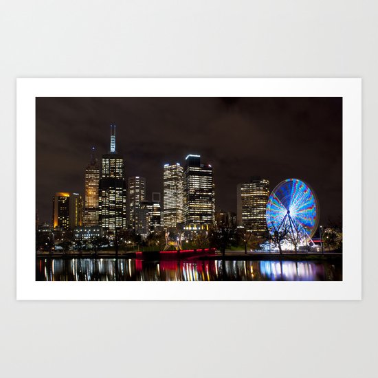 Along The Yarra River Art Print