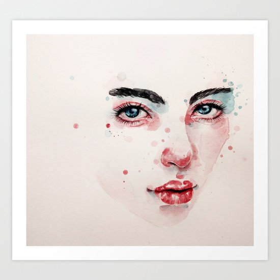 Holding on Art Print