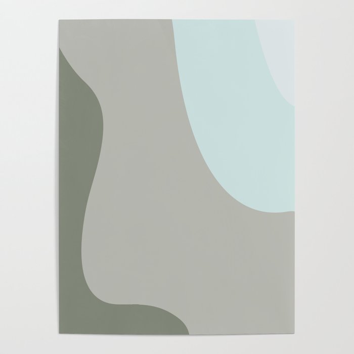 Neutral Abstract Pattern 4 Poster