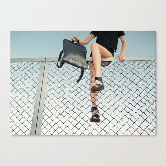 Hoping Fences Canvas Print