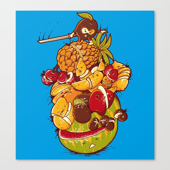 Little Warrior Canvas Print