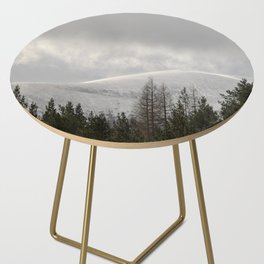 Sun Kissed Cairngorms in Winter Side Table
