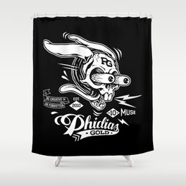 Phidias Gold Roth Shower Curtain
