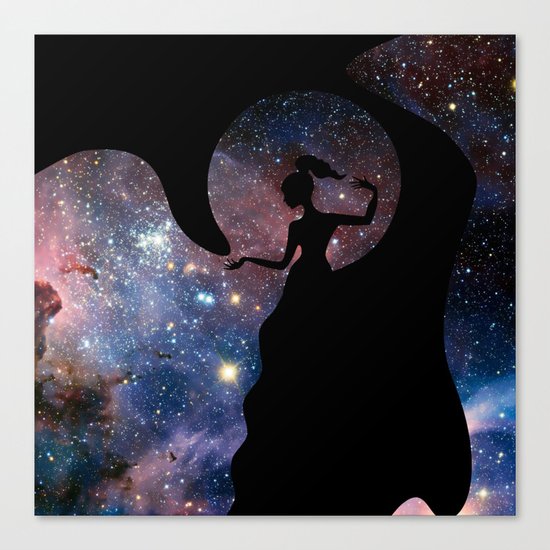 Galaxy From Within Canvas Print