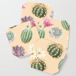Cacti Collage Coaster