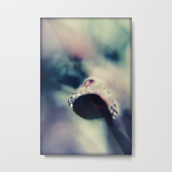 Wrapped in Drops Metal Print