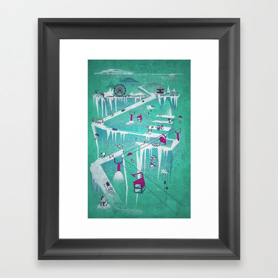 Penguins Framed Art Print