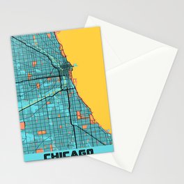 Chicago city Stationery Card